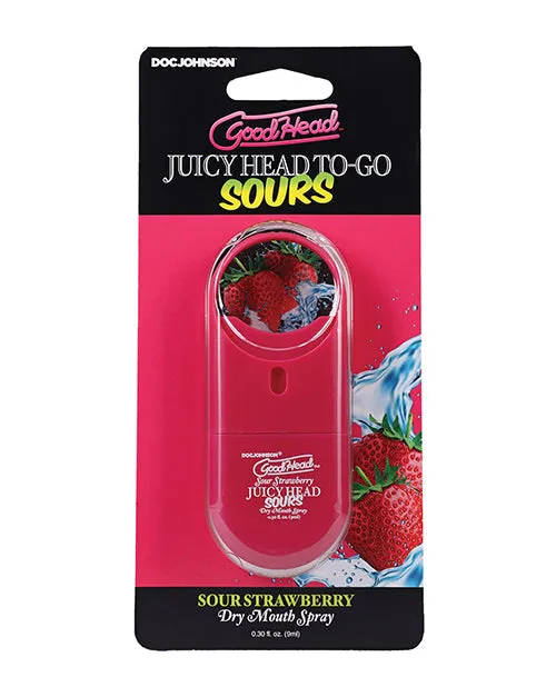 Male Sex Toys Doc Johnson GoodHead Juicy Head Dry Mouth Spray ToGo 30 oz Sour Strawberry Male Sex Toys Doc Johnson GoodHead Juicy Head Dry Mouth Spray ToGo 30 oz Sour Strawberry