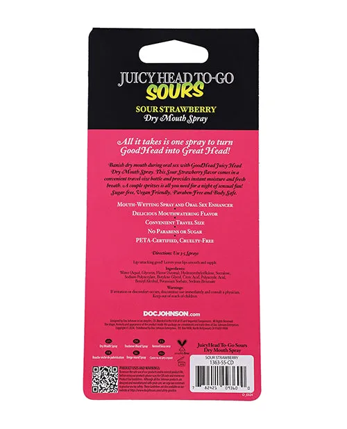 Male Sex Toys Doc Johnson GoodHead Juicy Head Dry Mouth Spray ToGo 30 oz Sour Strawberry Male Sex Toys Doc Johnson GoodHead Juicy Head Dry Mouth Spray ToGo 30 oz Sour Strawberry