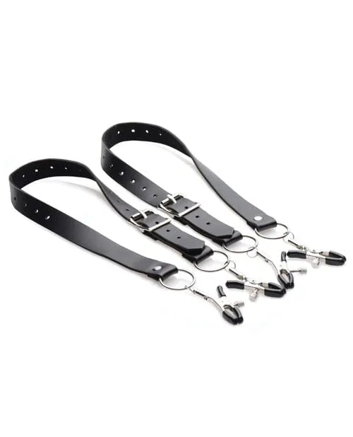 Male Sex Toys Master Series Master Series Spread Labia Spreader with Clamps Male Sex Toys Master Series Master Series Spread Labia Spreader with Clamps