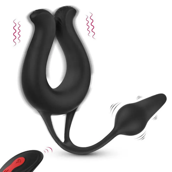 Male Sex Toys SHD SHD Nicole Remote Control Anal Cock Ring