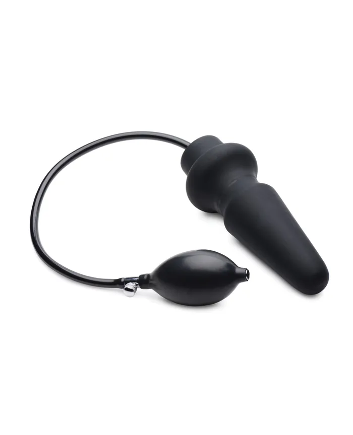 Master Series AssPand Inflatable Silicone Anal Plug Black Master Series Anal Master Series AssPand Inflatable Silicone Anal Plug Black Master Series Anal