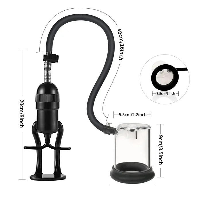 Mojin AX3 BDSM Manual Vacuum Dilation Training Anal Pupm device Mojin Male Sex Toys