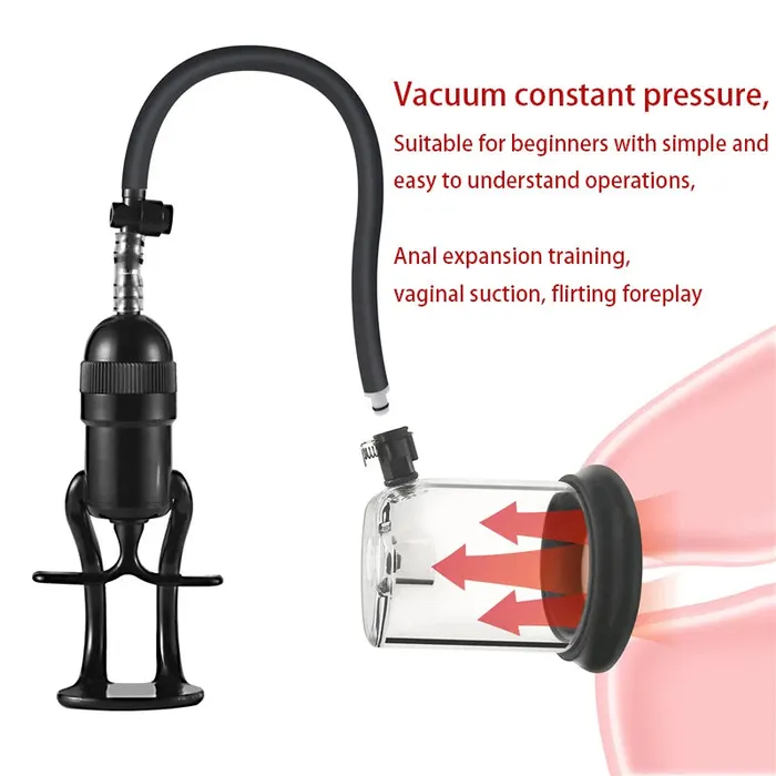 Mojin AX3 BDSM Manual Vacuum Dilation Training Anal Pupm device Mojin Male Sex Toys