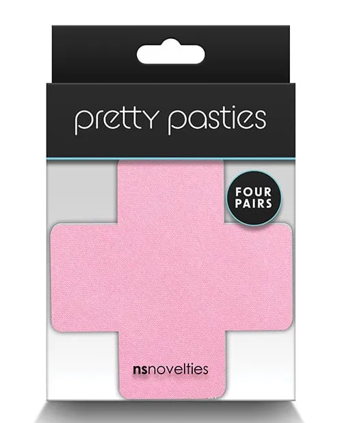 NS Novelties Vibrators Pretty Pasties Cross Ii Assorted 4 Pair