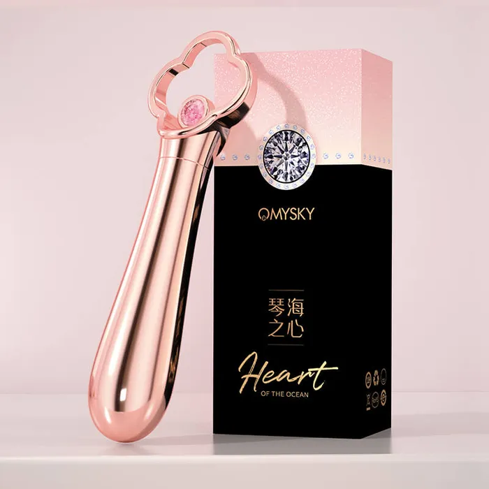 Omysky Omysky Heart Of The Ocean Luxury Wand Vibrator Female Sex Toys