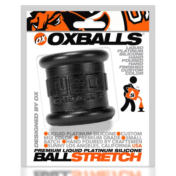 Oxballs Anal Neo 2 Inch Tall Ball Stretcher Squishy Silicone Black Oxballs Anal Neo 2 Inch Tall Ball Stretcher Squishy Silicone Black