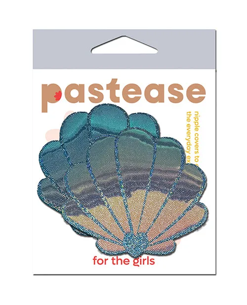 Pastease Opalescent Mermaid Shells Seafoam Blue OS Pastease Vibrators