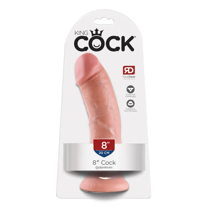 Pipedream Dildos King Cock 8Inch Cock Flesh Pipedream Dildos King Cock 8Inch Cock Flesh