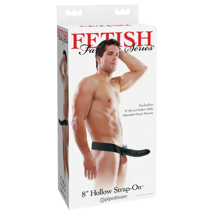 Pipedream Female Sex Toys Fetish Fantasy Series 8 Hollow Strapon Black Pipedream Female Sex Toys Fetish Fantasy Series 8 Hollow Strapon Black