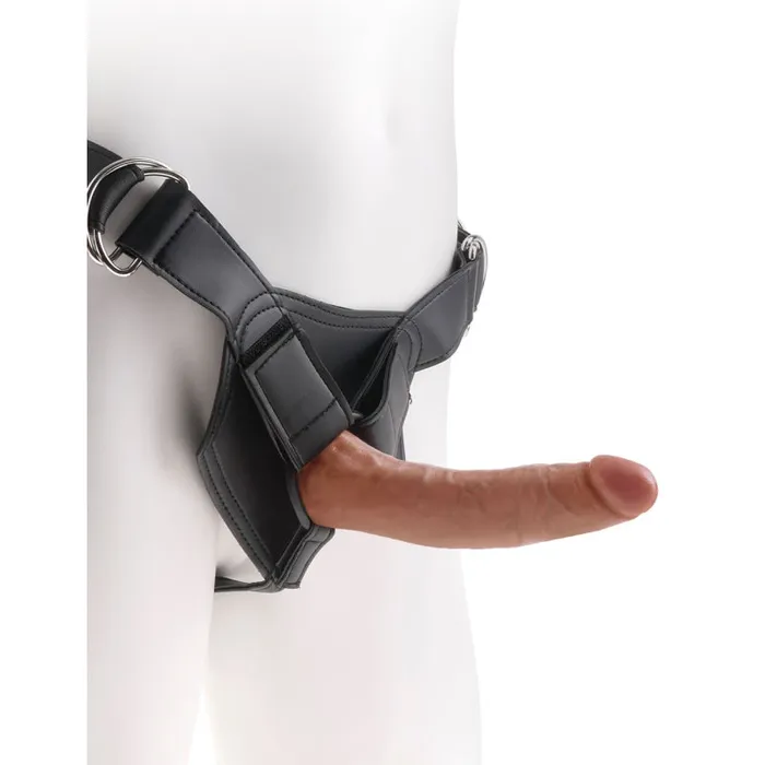 Pipedream King Cock Strapon Harness With 7 Cock Tan Female Sex Toys Pipedream King Cock Strapon Harness With 7 Cock Tan Female Sex Toys