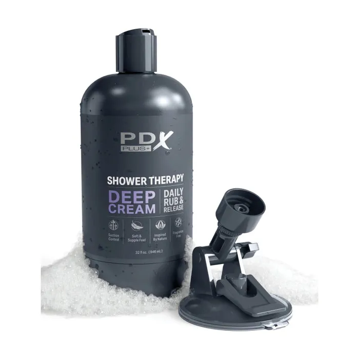 Pipedream Male Sex Toys Shower Therapy Deep Cream Frosted Pipedream Male Sex Toys Shower Therapy Deep Cream Frosted