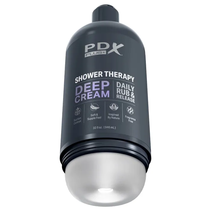 Pipedream Male Sex Toys Shower Therapy Deep Cream Frosted Pipedream Male Sex Toys Shower Therapy Deep Cream Frosted
