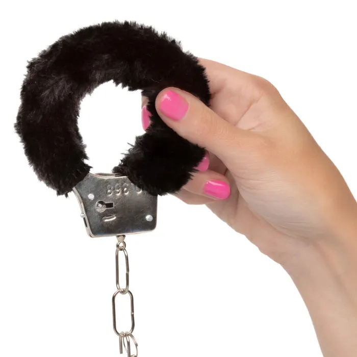 Playful Furry Cuffs Black Calexotics Anal Playful Furry Cuffs Black Calexotics Anal