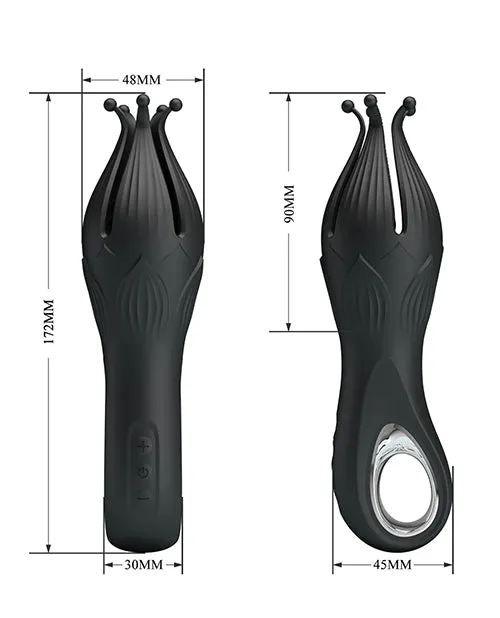 Pretty Love Arella Multi Petal Stimulator Black Pretty Love Vibrators Pretty Love Arella Multi Petal Stimulator Black Pretty Love Vibrators