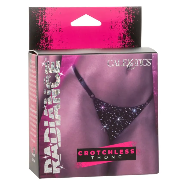 Radiance Crotchless Thong One Size Black Calexotics Teddies And Bodies Radiance Crotchless Thong One Size Black Calexotics Teddies And Bodies