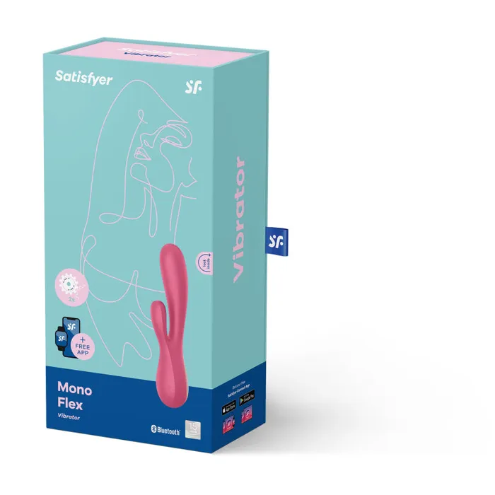 Satisfyer Vibrators Mono Flex Red Satisfyer Vibrators Mono Flex Red
