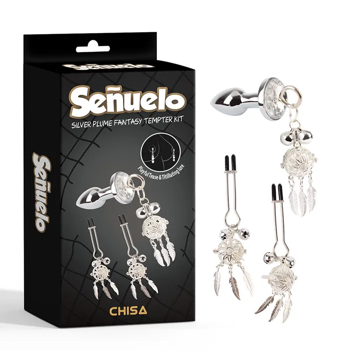 Senuelo Anal Senuelo Silver Plume Fantasy Tempter Kit