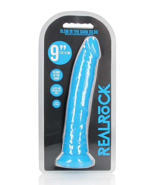 Shots America Dildos Shots Realrock Slim Dildo Glow In The Dark
