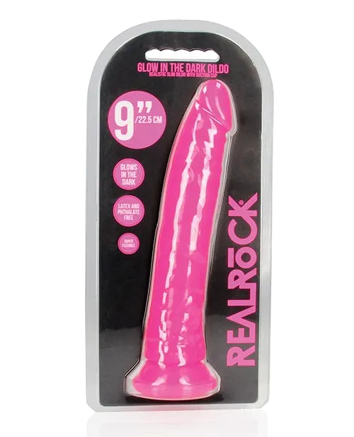 Shots America Dildos Shots Realrock Slim Dildo Glow In The Dark
