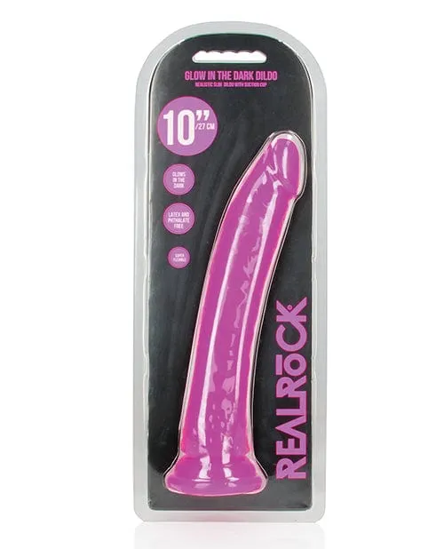 Shots America Dildos Shots Realrock Slim Dildo Glow In The Dark