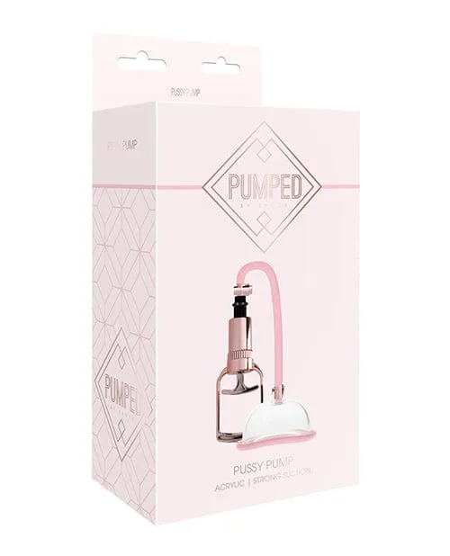 Shots America Vibrators Shots Pumped Pussy Pump Rose Gold