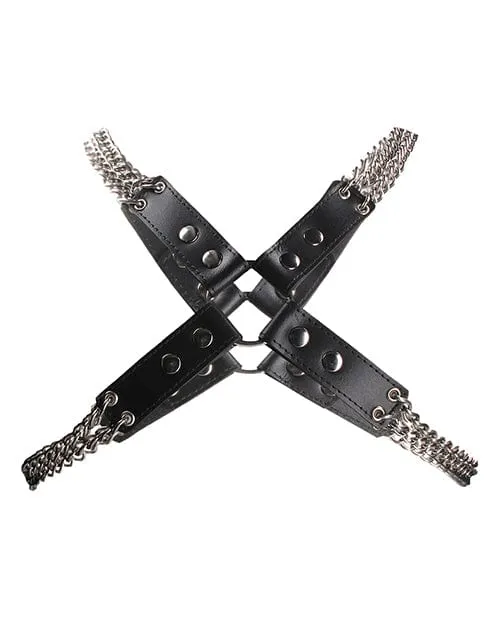 Shots Uomo Chain Chain Harness Black Shots America Vibrators