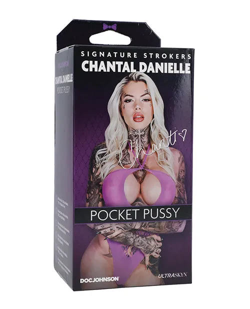 Signature Strokers ULTRASKYN Pocket Pussy Chantal Danielle Vanilla Doc Johnson Male Sex Toys Signature Strokers ULTRASKYN Pocket Pussy Chantal Danielle Vanilla Doc Johnson Male Sex Toys