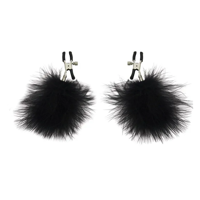 SportsheetsSex Mischief Nipple Clitoral Toys Feathered Nipple Clamps