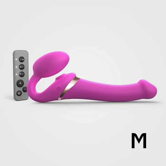 StrapOnMe Female Sex Toys StrapOnMe MultiOrgasm Medium Bendable StrapOn Fuchsia StrapOnMe Female Sex Toys StrapOnMe MultiOrgasm Medium Bendable StrapOn Fuchsia