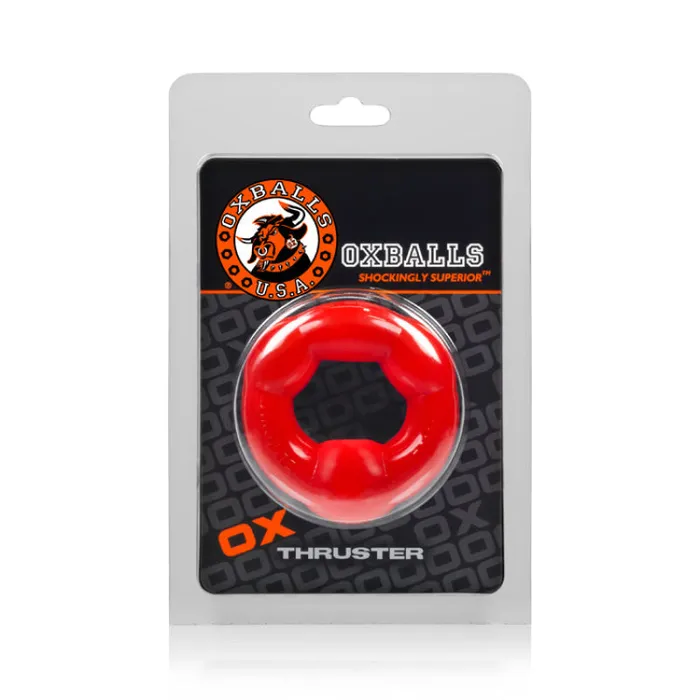 Thruster Cockring Red Oxballs Vibrators Thruster Cockring Red Oxballs Vibrators