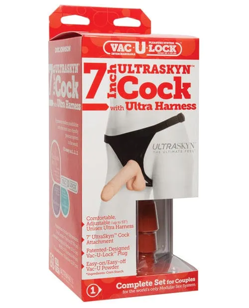 Ultra Harness 2 Ultraskyn Cock Doc Johnson Female Sex Toys