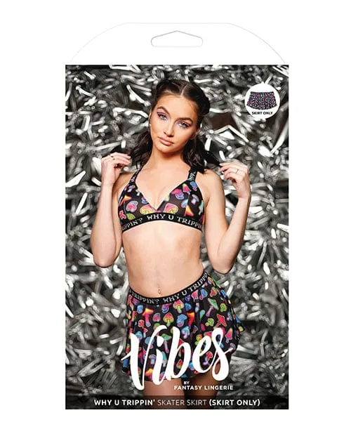 Vibes Why U Trippin Skater Skirt Black Fantasy Lingerie Vibrators Vibes Why U Trippin Skater Skirt Black Fantasy Lingerie Vibrators
