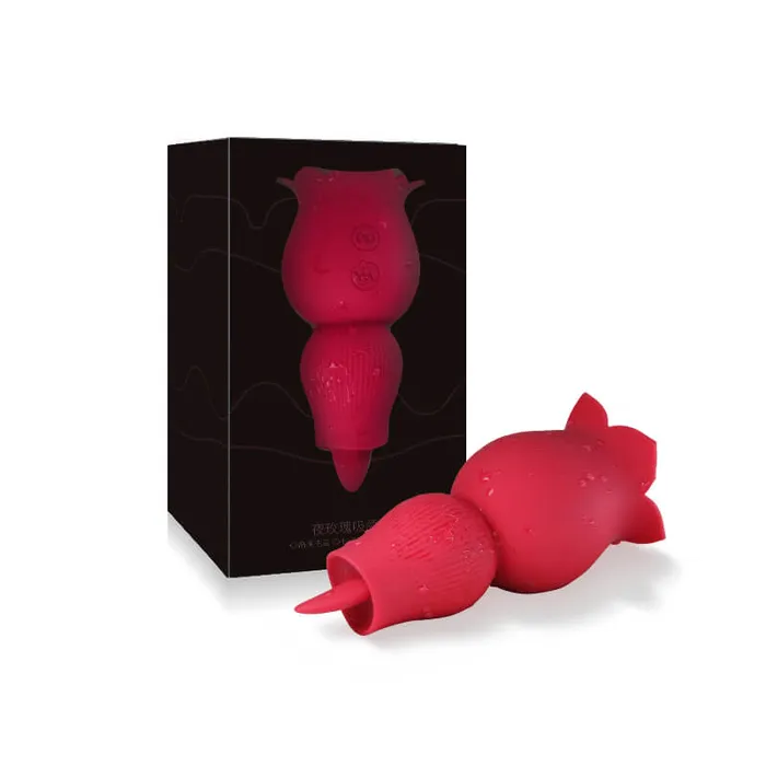 Vibrators DIBE DIBE Night Rose suck and lick sex toy Vibrators DIBE DIBE Night Rose suck and lick sex toy