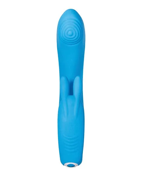 Vibrators Evolved Novelties Evolved Sea Breeze Bunny Rechargeable Dual Stim Blue Vibrators Evolved Novelties Evolved Sea Breeze Bunny Rechargeable Dual Stim Blue