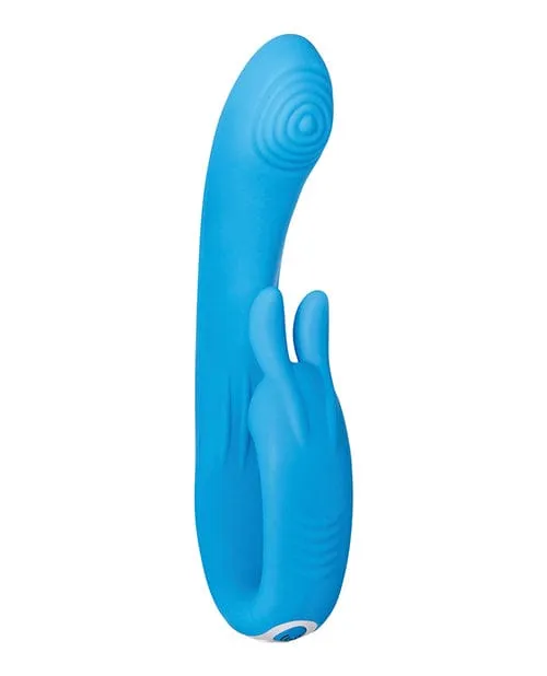 Vibrators Evolved Novelties Evolved Sea Breeze Bunny Rechargeable Dual Stim Blue Vibrators Evolved Novelties Evolved Sea Breeze Bunny Rechargeable Dual Stim Blue