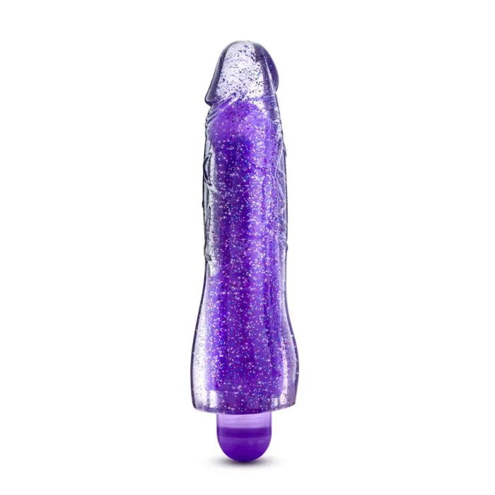 Vibrators Glow Dicks Molly Glitter Vibrator Purple Blush Novelties Vibrators Glow Dicks Molly Glitter Vibrator Purple Blush Novelties