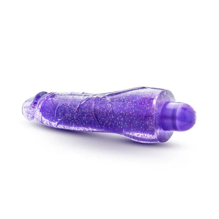 Vibrators Glow Dicks Molly Glitter Vibrator Purple Blush Novelties Vibrators Glow Dicks Molly Glitter Vibrator Purple Blush Novelties