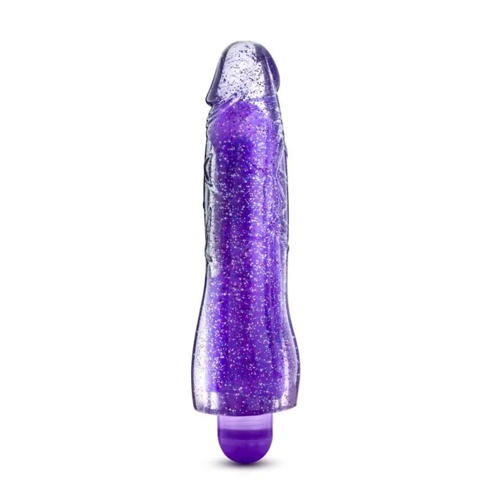 Vibrators Glow Dicks Molly Glitter Vibrator Purple Blush Novelties Vibrators Glow Dicks Molly Glitter Vibrator Purple Blush Novelties