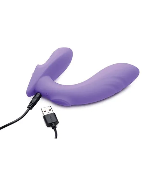 Vibrators Inmi Inmi 10x Gtap Tapping Silicone G Spot Vibrator Purple