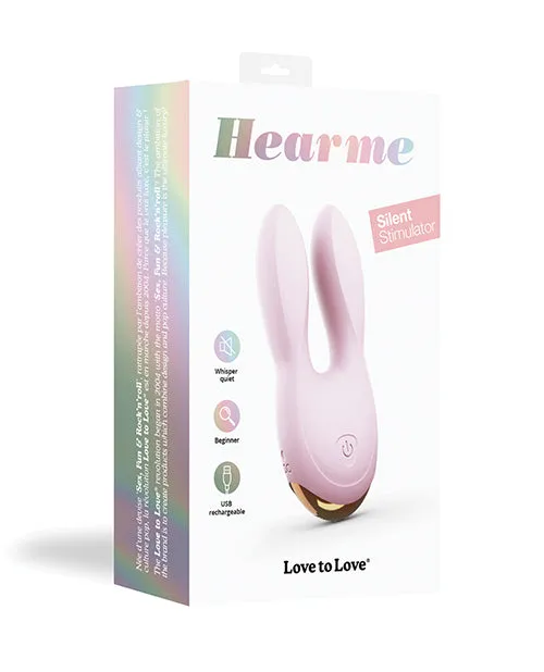 Vibrators Love to Love Hear Me Flexible Ear Stim Baby Pink Love to Love
