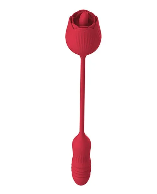 Vibrators Voodoo Voodoo Beso Tongue N Cheek Red