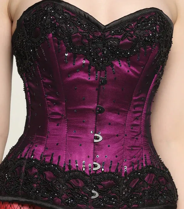 Your Majesty Beaded Overbust Corset in Magenta Wholesale Next Female Sex Toys Your Majesty Beaded Overbust Corset in Magenta Wholesale Next Female Sex Toys