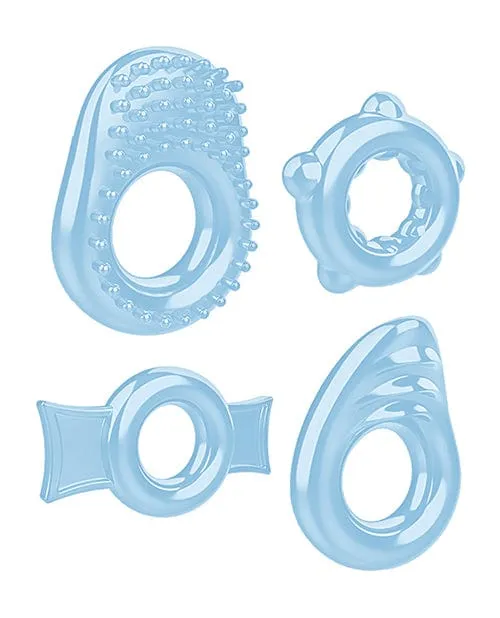Zero Tolerance Ring A Ding Ding Set Of 4 Cock Rings Blue Zero Tolerance Anal Zero Tolerance Ring A Ding Ding Set Of 4 Cock Rings Blue Zero Tolerance Anal
