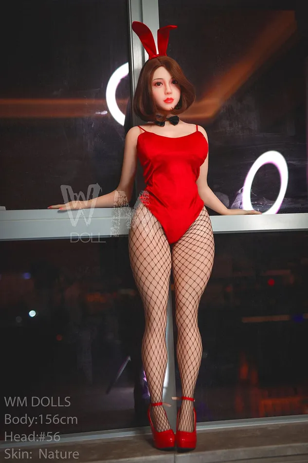 156cm5ft1 HCup Asian Lifelike Thick Sex Doll with 56 Head WM Doll Male Sex Toys