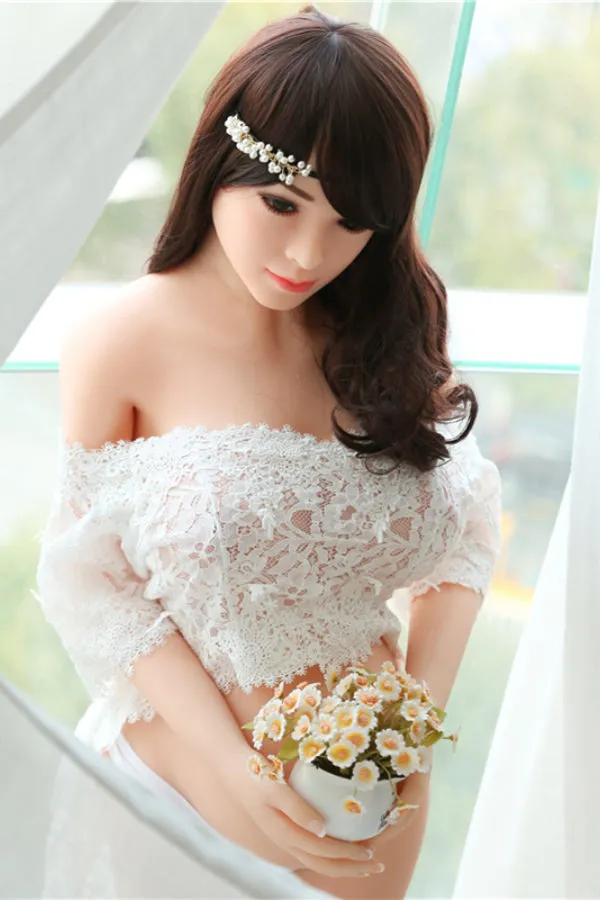 158cm5ft2 Fcup Black Hair Pregnant TPE Sex Doll 38 SY Doll Male Sex Toys