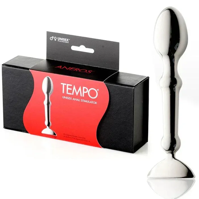 Anal Aneros Aneros Tempo Stainless Steel Unisex Anal Stimulator