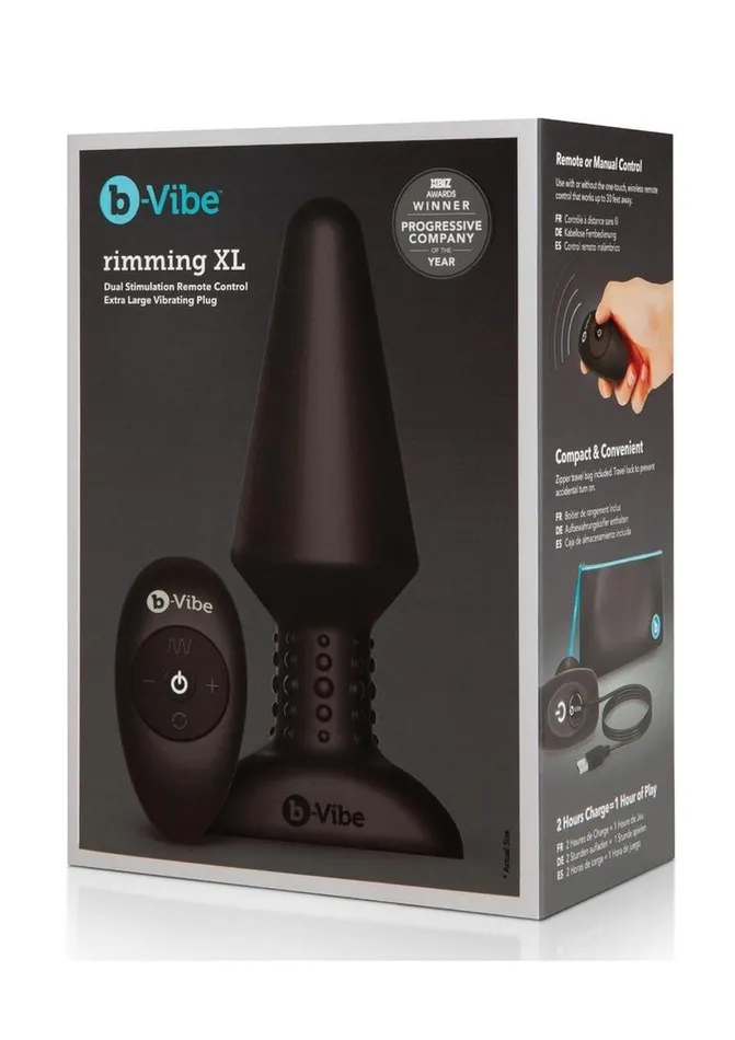 Anal bVibe BVibe Rimming Plug XL Rechargeable Silicone Anal Plug