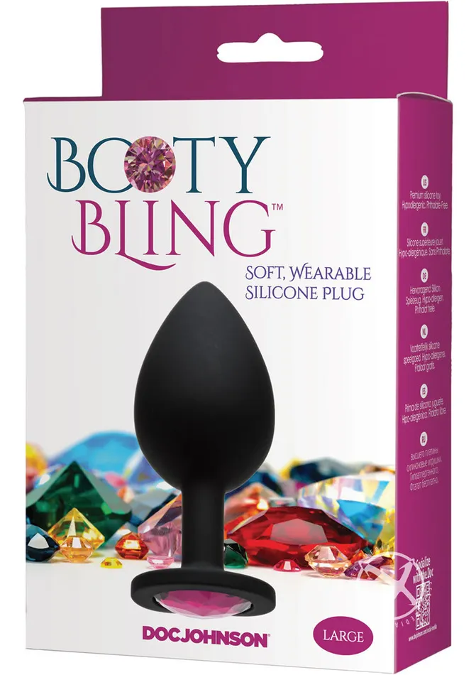 Anal Booty Bling Booty Bling Jeweled Silicone Anal Plug