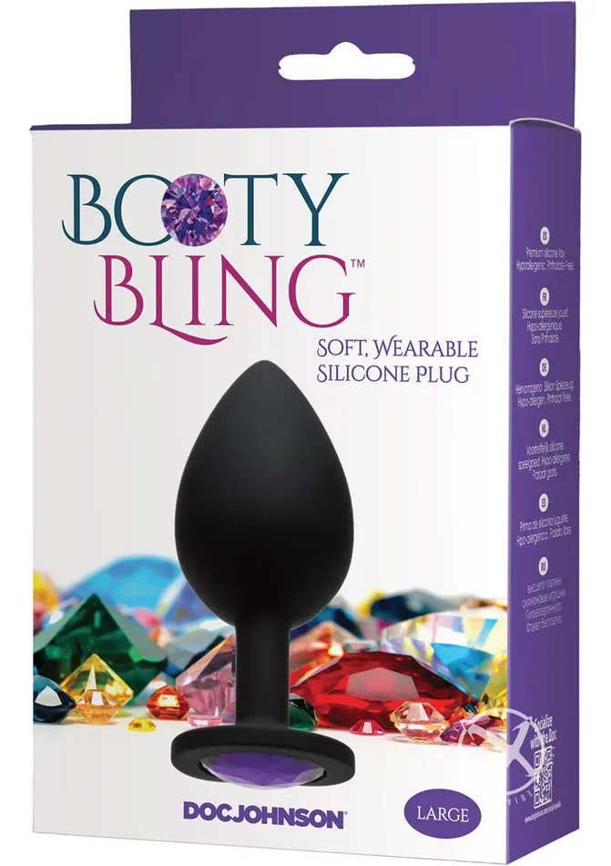 Anal Booty Bling Booty Bling Jeweled Silicone Anal Plug