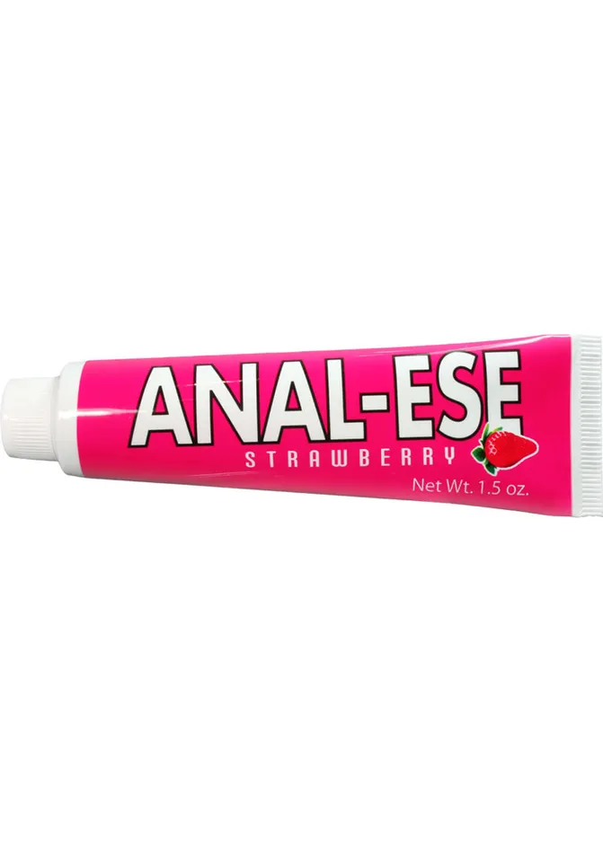 AnalEse Desensitizing Anal Lubricant 15oz Strawberry Flavor Anal Ese Anal